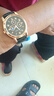 【网红爆款】商务腕表石英运动表休闲皮带男女手表 合金黑色 实拍图