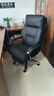 顾全电脑椅人体工学椅真皮办公椅可躺久坐舒适老板椅C570金黑皮 实拍图