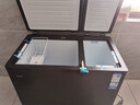 海尔（Haier）宝蓝212升双温冰柜家用冷藏冷冻两用保鲜双箱柜无需频繁除霜卧式小型冰箱FCD-212GHXPCZ国家补贴 实拍图