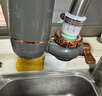 美的（Midea）净水器水龙头过滤器家用自来水滤水器直饮前置过滤器厨房卫生间通用除水垢除余氯双出水可清洗滤芯 一机三芯【两年免换滤芯】 实拍图