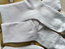 莫代尔5双袜子男长筒新疆棉秋冬10A抗菌防臭吸汗白色学生时尚中筒袜四季 【长筒袜】白色 5双 均码 【60%新疆棉防臭】 实拍图