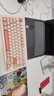 联想（Lenovo）K2_82 Pro三模键盘鼠标套装 无线蓝牙有线机械手感混彩灯效 消音结构办公游戏电脑键鼠套装 石英粉 实拍图