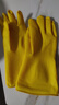 加厚牛筋乳胶皮橡胶手套劳保耐用洗衣洗碗手套女家用防水厨房清洁 L码 1双【特厚牛筋】90克 实拍图
