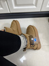 PHANIO梵尼洛石墨烯电热鞋发热鞋雪地靴女充电宝加绒加厚雪地靴厚底增高 真皮卡其色女款升级款（建议拍大一码脚背厚拍大两码） 39 实拍图