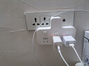 公牛（BULL）插座扩展器一转多/一转三插座/转换插头/转换器/插排/插线板 适用卧室、厨房 品字型3位分控 实拍图