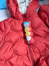 巴拉巴拉童装婴儿连体衣轻薄羽绒服宝宝衣服2025冬装抱衣爬服男童女童萌趣 红色糖葫芦-白鸭绒 100 cm-充绒量53g 实拍图