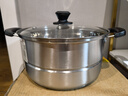 美厨（MAXCOOK）蒸锅 不锈钢28cm单层蒸锅 加厚复合底 燃气炉电磁炉通用 实拍图