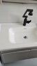 欧帝奴（OUDINU） 蜂窝铝浴室柜组合智能洗脸洗手盆柜组合洗漱台陶瓷一体盆带镜柜 轻奢灰80cm-陶瓷一体盆 实拍图