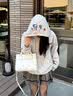 Kappa卡帕 正品托特包女大容量时尚单肩斜挎包上班通勤手提包生日礼物 勿忘草蓝（搭扣款） 实拍图