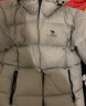 骆驼火山羽绒服男女款城市轻户外加厚防寒面包服冬季外套 浅烟灰 M 实拍图