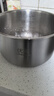 适用美的电饭煲内胆电饭锅内锅配件加厚无涂层304不锈钢2L/3L/4L/5L 4升直身内胆【316不锈钢】-高128 实拍图