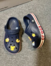 卡骆驰洞洞鞋贝雅卡骆班轻便耐磨一脚蹬休闲鞋|205089 深蓝/辣椒红-4CC 39 (240mm) 实拍图
