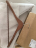 京东京造 实木衣架子衣服架衣挂衣服撑西装大衣架无痕宽肩衣架 2个复古色 实拍图