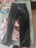 回力（Warrior）休闲裤男冬季加绒直筒阔腿裤子男运动卫裤男保暖长裤男裤 黑色XL 实拍图