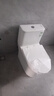 九牧（JOMOO）马桶 家用虹吸式马桶大冲力节水坐便器 防臭瞬冲 易洁抗菌马桶 行业爆款-双旋暴风冲11370-305坑 实拍图