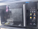 美的（Midea）微碳微波炉烤箱一体机900w微波1000w烧烤平板光波速热23L容量变频臻彩荧幕 （C32） 实拍图