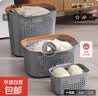 京东物流 脏衣篓家用脏衣服收纳筐脏衣篮浴室洗衣篮神器收纳筐 优雅灰 中号+大号【优惠2件套】 实拍图