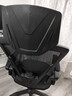 锦汐 电脑椅家用办公椅子靠背人体工学椅学习转椅老板座椅游戏电竞椅 【可后躺+踏脚+乳胶】黑框黑网 实拍图