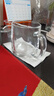 乐美雅 玻璃杯家用带把喝水杯子加厚耐热办公泡茶杯钢化微波牛奶杯 企业logo定制 诺卡款380ml【单只】 实拍图