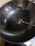 陆铁陆川铁锅生铁铸铁锅加厚家用炒菜锅无涂层不粘锅燃气适用大铁锅 双耳圆底 42cm （带盖铲）已开锅 实拍图