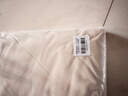 洁丽雅四件套抗菌床上用品1.5/1.8米床 (被套:2×2.3M)白+咖啡 实拍图