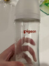 贝亲（Pigeon）玻璃奶瓶宽口径防胀气240ml L号奶嘴 6月+ AA188  实拍图