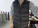 京东京造【零压排骨羽绒】轻薄羽绒服男外套冬季防钻绒马甲背心曜石黑M 实拍图