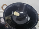 王源吉铁锅炒锅铸铁锅双耳苏锅王老式家用圆底无涂层龟纹大肚炒锅36cm 实拍图