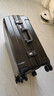 双星（doublestar）行李箱拉杆箱男次日达可登机箱大容量学生铝框密码箱旅行箱皮箱子 尊贵黑【加厚铝框可坐可踩】 24英寸  常用尺寸-加厚箱体 实拍图