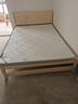 零树 实木床主卧家具双人床【包安装】1.35m*2m床+5cm椰棕床垫 JY-003 实拍图