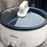 美的（Midea）电火锅 火锅专用锅3-4人 电锅一体家用多功能锅 一锅多用宿舍电煮锅 电热锅分体可拆 4.5L 【升级大功率|可拆洗锅身】HGE3026 实拍图