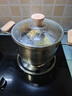 荣事达（Royalstar）汤锅304不锈钢蒸锅家用高汤锅带蒸笼炖锅煮面锅磁炉燃气适用 抗菌不锈钢【汤锅带蒸笼】 22cm 实拍图