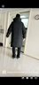 鸭鸭（YAYA）孙颖莎同款羽绒服男女2025冬季新款中长款泡芙防寒加厚保暖外套HY 星空黑色-YE5B000706A XL /180 实拍图