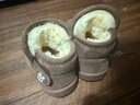 巴布豆童鞋冬季保暖儿童雪地鞋加绒加厚男童学步鞋116345039咖啡棕26 实拍图