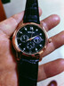 【网红爆款】商务腕表石英运动表休闲皮带男女手表 黑色 实拍图