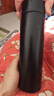 京东物流 智能显温304不锈钢保温杯商务办公直身水杯便携泡茶杯 黑色  带温显500ml 实拍图