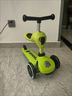 酷骑儿童滑板车V2二合一多功能童车重力转向静音1-5岁生日礼物经典绿 实拍图