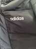 阿迪达斯（adidas）长款羽绒服男女同款鸭绒连帽保暖防风防钻绒潮流外套 M码 实拍图