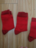 猫人（MiiOW）[礼盒装]男女同款[10A抗菌100%纯棉]男女袜本命马年骐骥红色 3双 实拍图