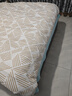 雅鹿·自由自在 A类床上四件套纯棉 100%全棉被套200*230cm床单 简格 实拍图