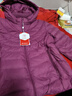坦博尔轻薄羽绒服女短款宽松脱卸帽秋保暖女士外套TD236256 富贵紫 190  实拍图