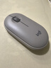 罗技（Logitech）LOGITECH PEBBLE 无线蓝牙鼠标 静音鼠标 办公鹅卵石造型 轻薄便携 时尚小巧 烟云灰 实拍图