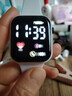 其他品牌高颜值LED手表时尚方形学生科技感超强夜光数字个性运动 白色 实拍图