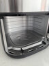 美的（Midea）空气炸锅蒸汽炎烤2.0免翻面26新款 0氟陶瓷涂层家用大容量6.5L 可视窗口烤箱蒸烤一体MF-KZC6518 实拍图