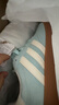 adidas「T头鞋」BARREDA板鞋德训鞋男女阿迪达斯轻运动 薄荷绿/汉玉白/树脂黄   38.5 实拍图