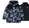 361°儿童外套24冬中大童棉服外套三防科技轻盈保暖两件套 黑170 实拍图