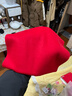 朱尔羊毛围巾女秋冬新款红色围脖女士围巾本命年妇女节女神节礼物 实拍图