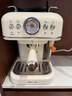 小熊（Bear）小白咖咖啡机 家用小型半自动意式 咖啡胶囊可用冷热双萃20Bar泵压可视压力计可调式奶泡 E12S7 实拍图
