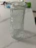 透明玻璃深海花瓶ins风植物干花插花水培大容器台面装饰客厅摆件 透明水波纹(17*5.5*8) 1个装 实拍图