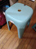 美丽雅凳子加厚塑料板凳可叠放高成人凳客厅餐桌梳妆台用4只装 实拍图